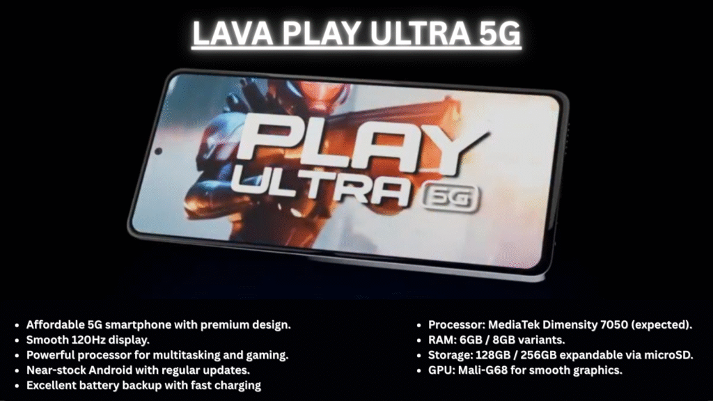 Lava Play Ultra 5G